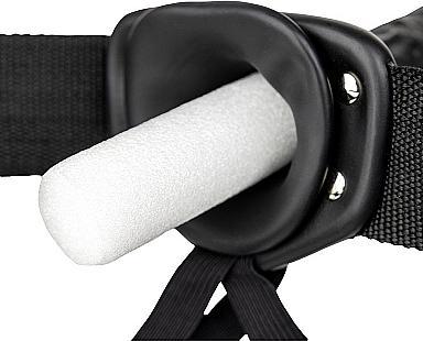 Actual product image RealRock Vibrating Hollow Strap-on No Balls - 10" / 24,5 cm