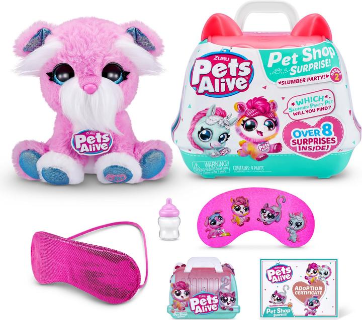 Produktbild Zuru Pet Shop Surprise Pets Alive Slumber Party - Serie 2 (14 cm)