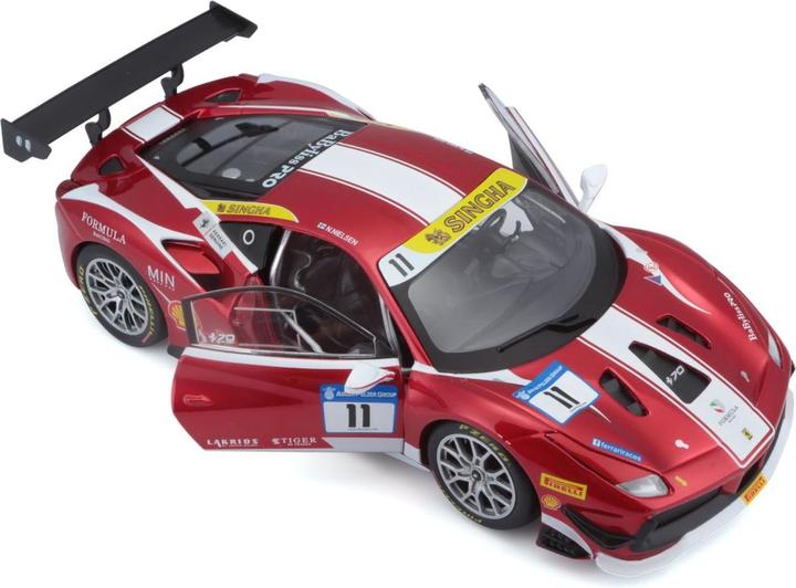 Produktbild Bburago Ferrari Racing Bausatz 488 Challenge 1/24 rot