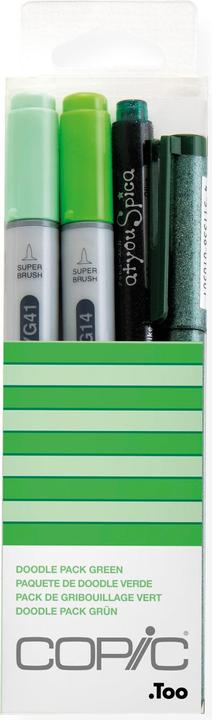 Produktbild Copic Doodle Pack Green (Grau, 4 x)