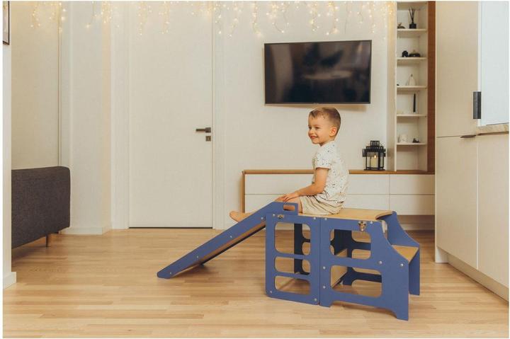 Image du produit Duck Woodworks Tour d'apprentissage pliable avec toboggan