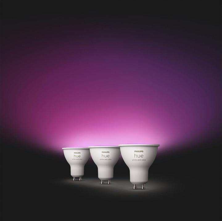 Image du produit Philips Hue White & Color Ambiance (GU10, 4.20 W, 400 lm, 3 x, E)