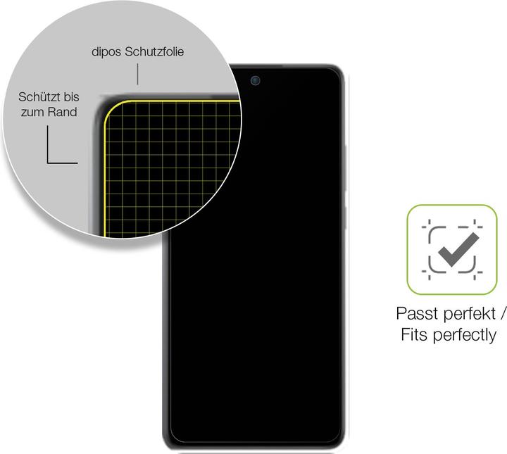 Immagine prodotto Dipos Full-Cover Pellicola Protettiva opaco (1 Pezzo/i, Oneplus Nord CE 4)