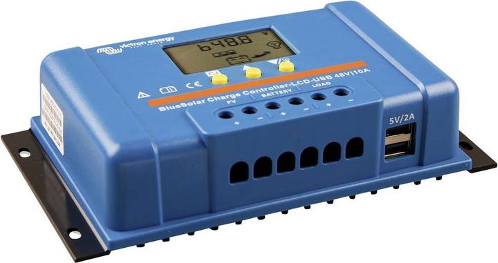 Victron Energy Blue-Solar PWM-LCD&USB Laderegler PWM 12 V, 24 V, 48V 30A