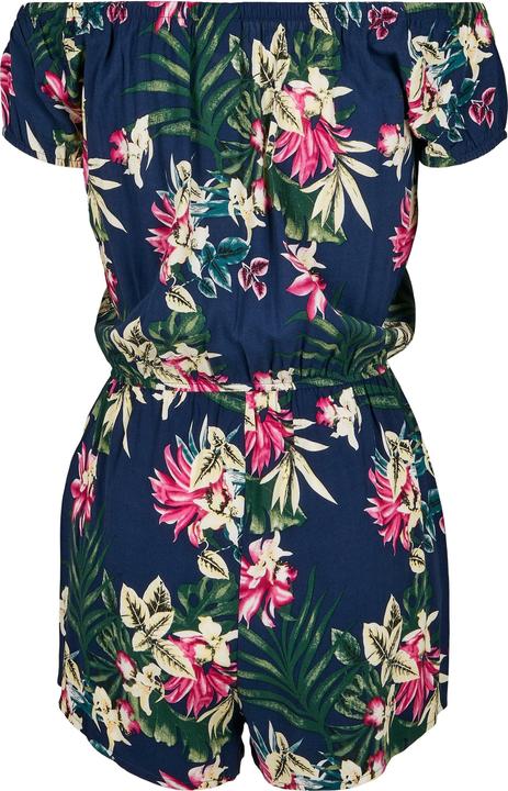 Actual product image Urban Classics Ladies AOP Off Shoulder Short Jumpsuit (5XL)