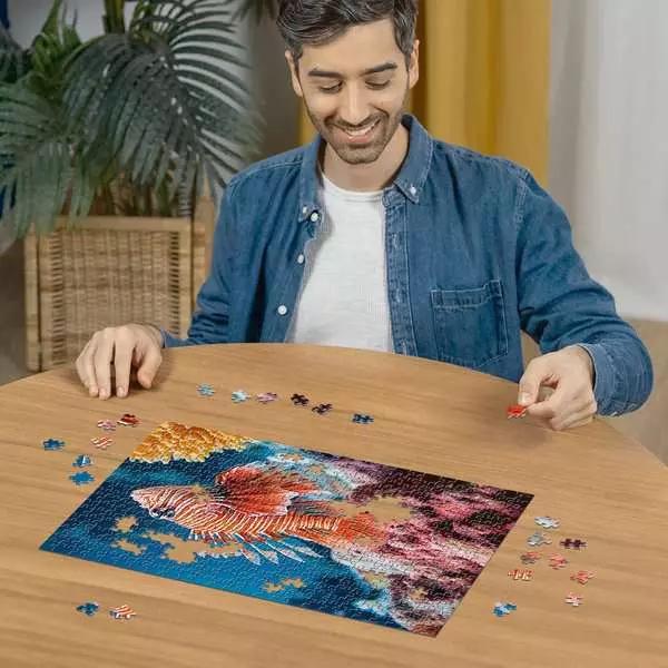 Produktbild Ravensburger Puzzle 12001334, Colorful Animals - Rotfeuerfisch - 500 Teile Puzzle für Erwachsene (500 Teile)