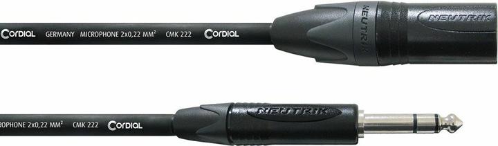 Image du produit Cordial CPM 10 MV - Câble de studio / Sym. Câble de connexion jack NEUTRIK (10 m, XLR, jack 6.3mm)