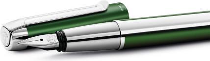 Actual product image Pelikan Fountain Pen PURA P40 Forest Green F Gift Box (Forest green, 1 x)