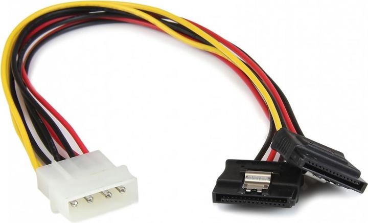 StarTech 30 cm 4-Pin Molex auf SATA Y-Stromkabel - Molex zu Serial-ATA Splitter Y-Kabel
