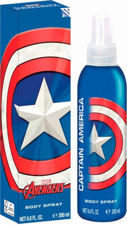 Immagine prodotto Air-Val Marvel Avengers Capitan America Spray Corpo 200ml (Eau de toilette, 200 ml)
