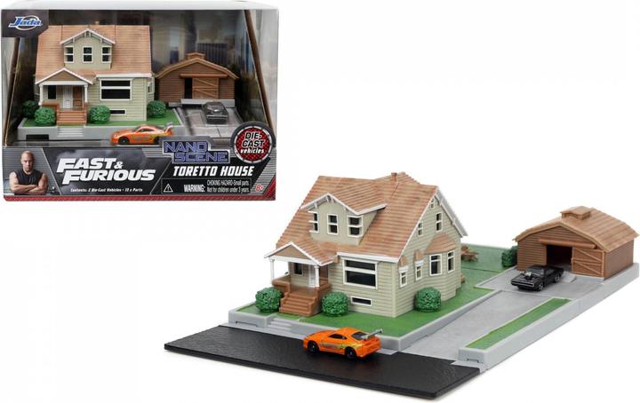 Actual product image Jada F&F Nano Dom's House Display Diorama