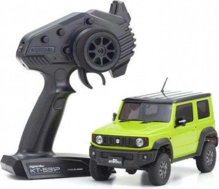 Kyosho Mini-Z 4x4 Series Suzuki Jimny Sierra Kinetic Yellow RTR (RTR Ready-to-Run)