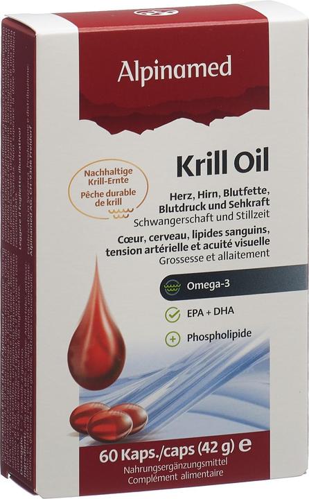 Immagine prodotto Alpinamed Capsule di olio di krill (60 Pezzo/i, Pillole, 80 g)