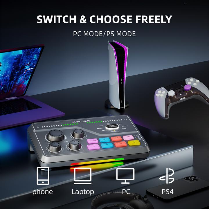 Image du produit Fifine Gaming Audio Mixer SC8