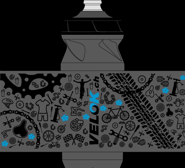 Produktbild Zefal Bidon SENSE PRO 65 Schraubverschluss LockCap 650 ml smoked black Design Velok.ch (0.65 l)