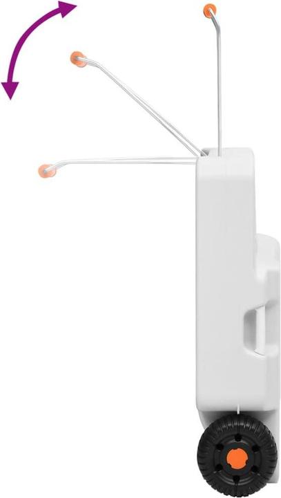 Immagine prodotto VidaXL Serbatoio d'acqua da campeggio con ruote 30 L Grigio