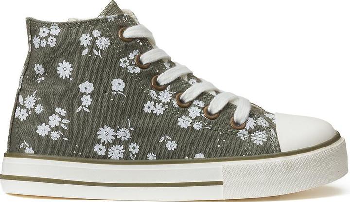 La Redoute Collections Hohe Sneakers mit Blumenmuster