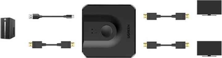 Actual product image OEM Ugreen DisplayPort Switch 4K