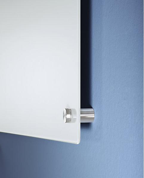 Actual product image kaiserkraft Glass whiteboard (120 x 90 cm)