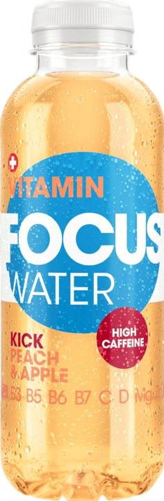 Actual product image Focuswater kick peach/apple (500ml) (Peach, Apple, 1 x)