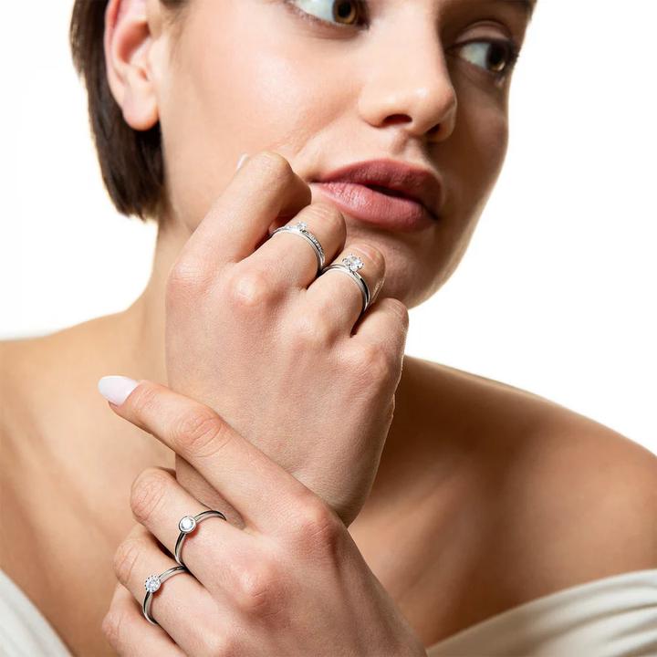 Produktbild Xenox Silver Circle Ring (52, 925 Silber)