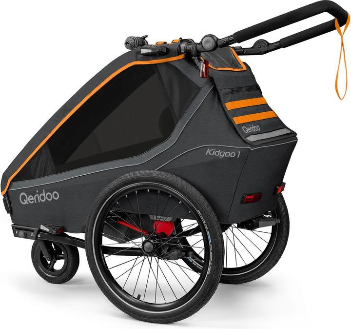 Immagine prodotto Qeridoo Kidgoo 1 FIDLOCK Edition - Kinderfahrradanhänger für 1 Kind