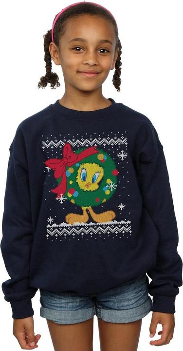 Image du produit Looney Tunes - Sweat TWEETY PIE CHRISTMAS FAIR ISLE - Fille (128)