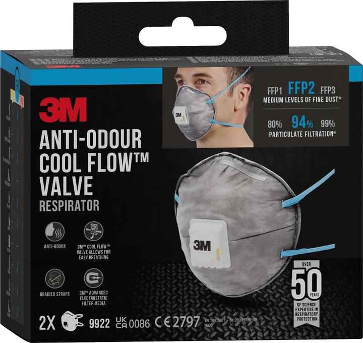 Immagine prodotto 3M Respiratore, bianco (FFP2, 1 x)