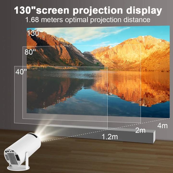 Image du produit Yuwanet Mini Projektor HY300 Pro (HD, 160 lm)
