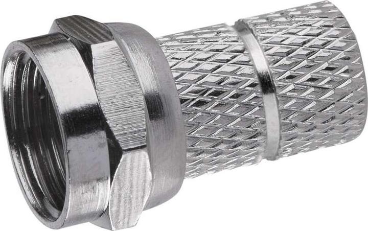 Actual product image Emos Connector F-connector for coaxial cable CB113, 10 pcs.