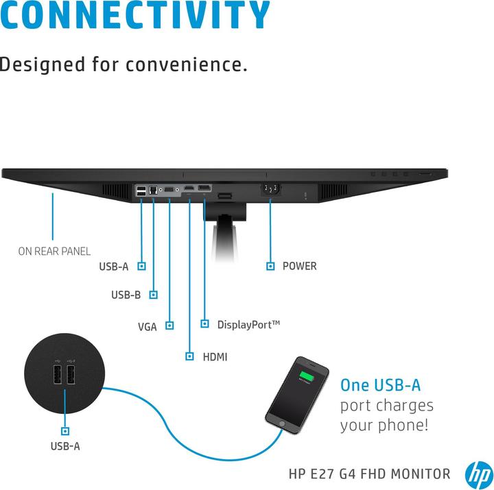 Productafbeelding HP E27 G4 (1920 x 1080 Pixels, 27")
