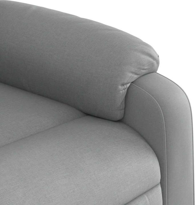 Immagine prodotto VidaXL Sedia da massaggio in tessuto grigio chiaro,Colore: Grigio chiaro,Materiale: Tessuto