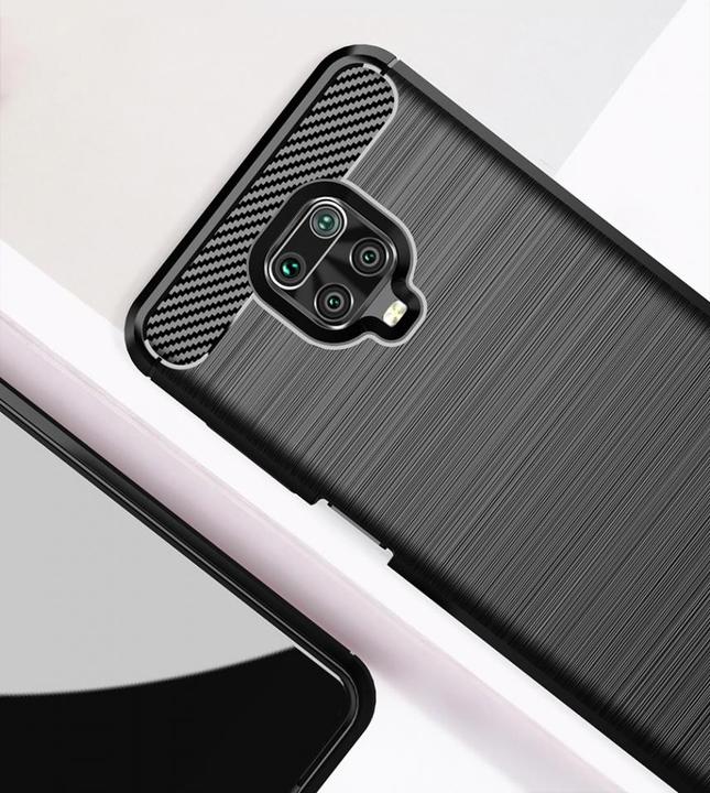 Produktbild Screenguard Xiaomi Redmi Note 9S Hülle Carbon Brushed Soft TPU (Xiaomi Redmi Note 9S)