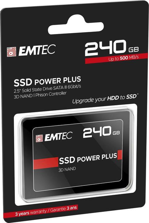 Image du produit Emtec X150 Power Plus (240 Go, 2.5")