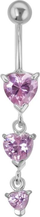 Produktbild Bijouteria Bauchpiercing (Chirurgenstahl 316L, Premium Kristall)