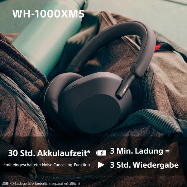 Image du produit Sony WH-1000XM5 (ANC, 30 h, Sans fil, Filaire)