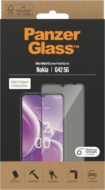 Image du produit PanzerGlass Ultra-Wide Fit (1 pièce(s), Nokia G42)