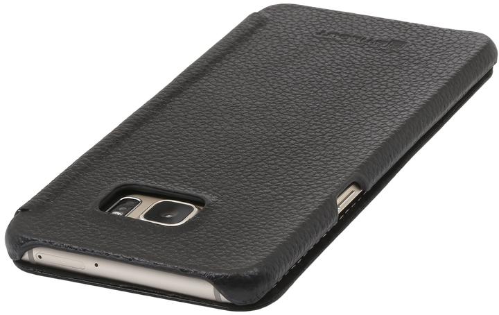 Produktbild StilGut Book Type Case ohne Clip für S6 Edge+, schwarz (Samsung Galaxy S6 Edge+)