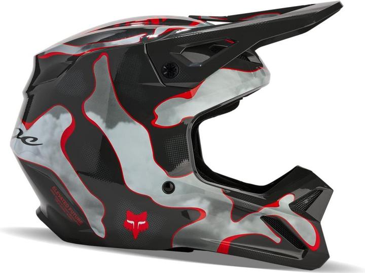 Image du produit Fox CASQUE 24 V1 ATLAS GRY/RD (62 cm)