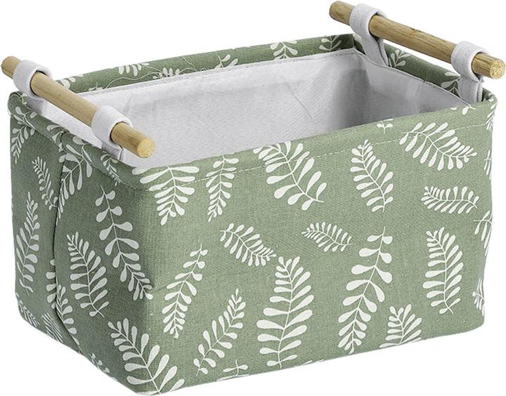 Actual product image Zeller Present Storage Basket 30x21x18green (1 x, 30.5 x 21 x 18 cm)