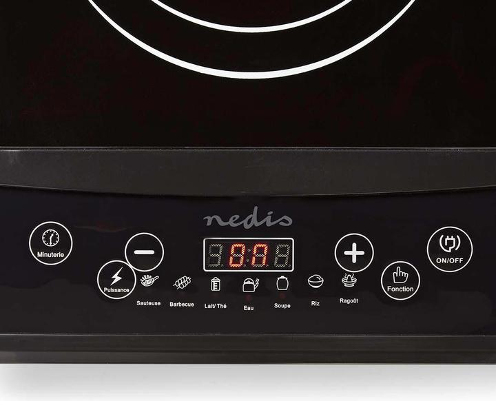 Actual product image Nedis KAIP113CBK1 - Indukční Vařič | 2 000 W | Ochrana proti přehřátí | Černá | Časovač | Funkce Tu