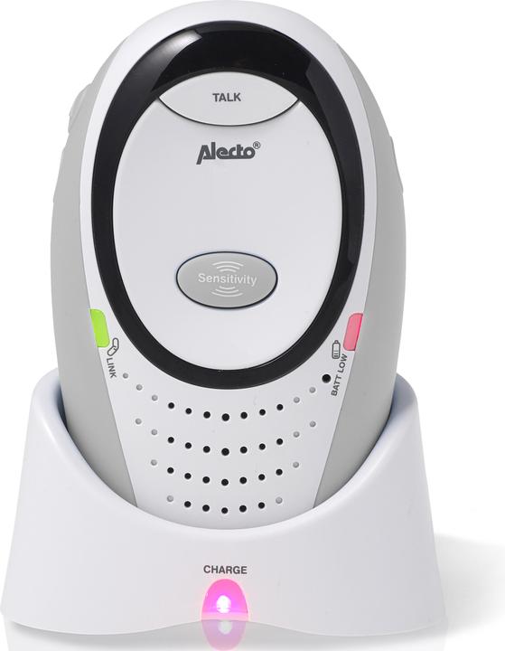 Produktbild Alecto DECT Babyphone mit Sparbetrieb, weiss/grau (Babyphone mit Kamera, 300 m)