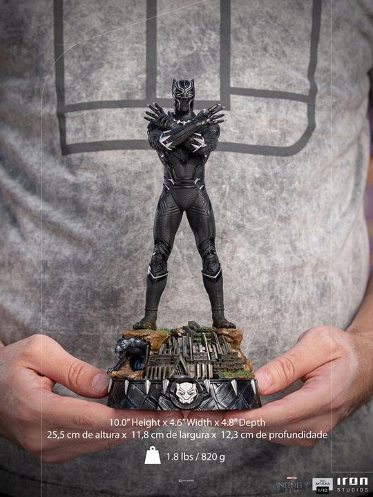 Actual product image Iron Studios MARVEL - Black Panther Deluxe- Statuette 1/10 Art Scale - 25.5cm