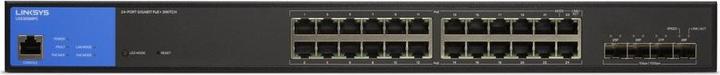Actual product image Linksys LGS328MPC Managed L3 Gigabit Ethernet (10/100/1000) Power over Ethernet (PoE) (24 ports)