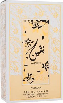 Actual product image Asdaaf Yaqeen 100ml Eau De Parfum Spray By (Lattafa) Perfume for Women (Eau de parfum, 100 ml)