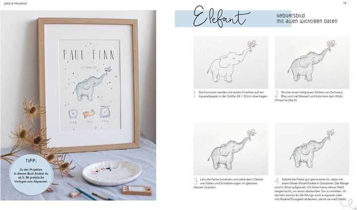 Produktbild Sweet Watercolor – 20 Motive fürs Kinderzimmer malen