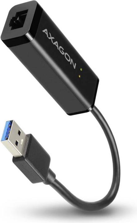 Actual product image Axagon ADE-SR Gigabit Ethernet 10/100/1000 Adapter - USB 3.0 Type A (USB 3.0, RJ45 (1x))