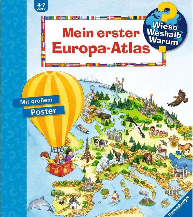 Produktbild Ravensburger Mein erster Europa-Atlas (Deutsch, Andrea Erne, 2020)