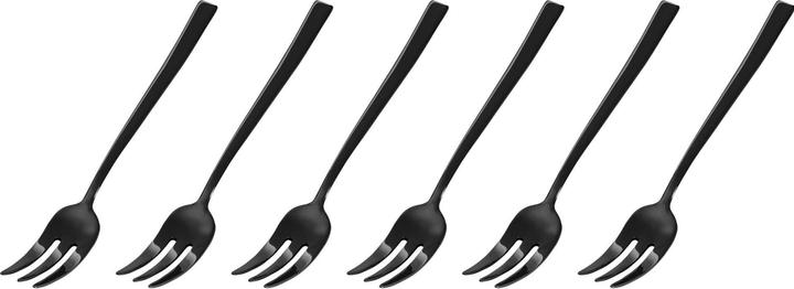 Immagine prodotto Sambonet Forchetta da torta Rock 6 pezzi, Nero (6 Pezzo/i, Forcone)