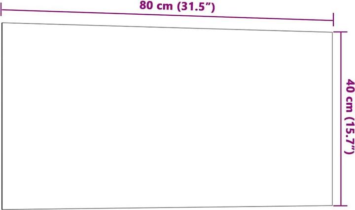 Image du produit VidaXL Maternus (Tableau magnétique, 80 x 40 cm)
